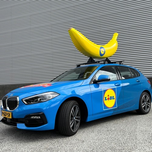 Blowup grote banaan