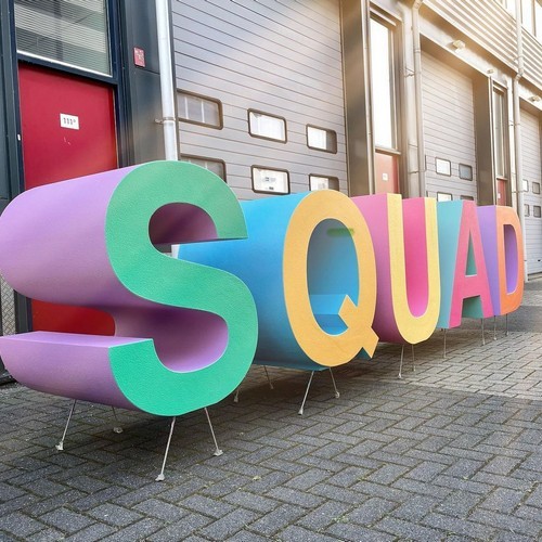 Grote letters voor event, decoratie en festival