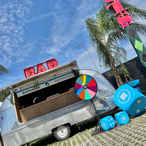 Blowup productvergroting festival event